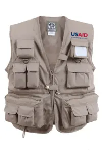 USAID Thai - Uncle Milty's Khaki Travel Vest Min 12 pcs