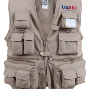 USAID Urdu - Uncle Milty's Khaki Travel Vest Min 12 pcs