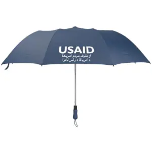USAID Dari Pashto - 55" Telescopic Folding Umbrella