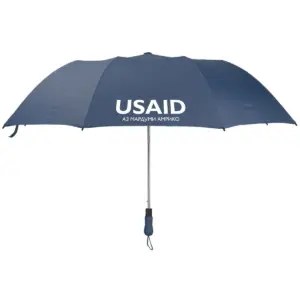 USAID Tajik - 55" Telescopic Folding Umbrella