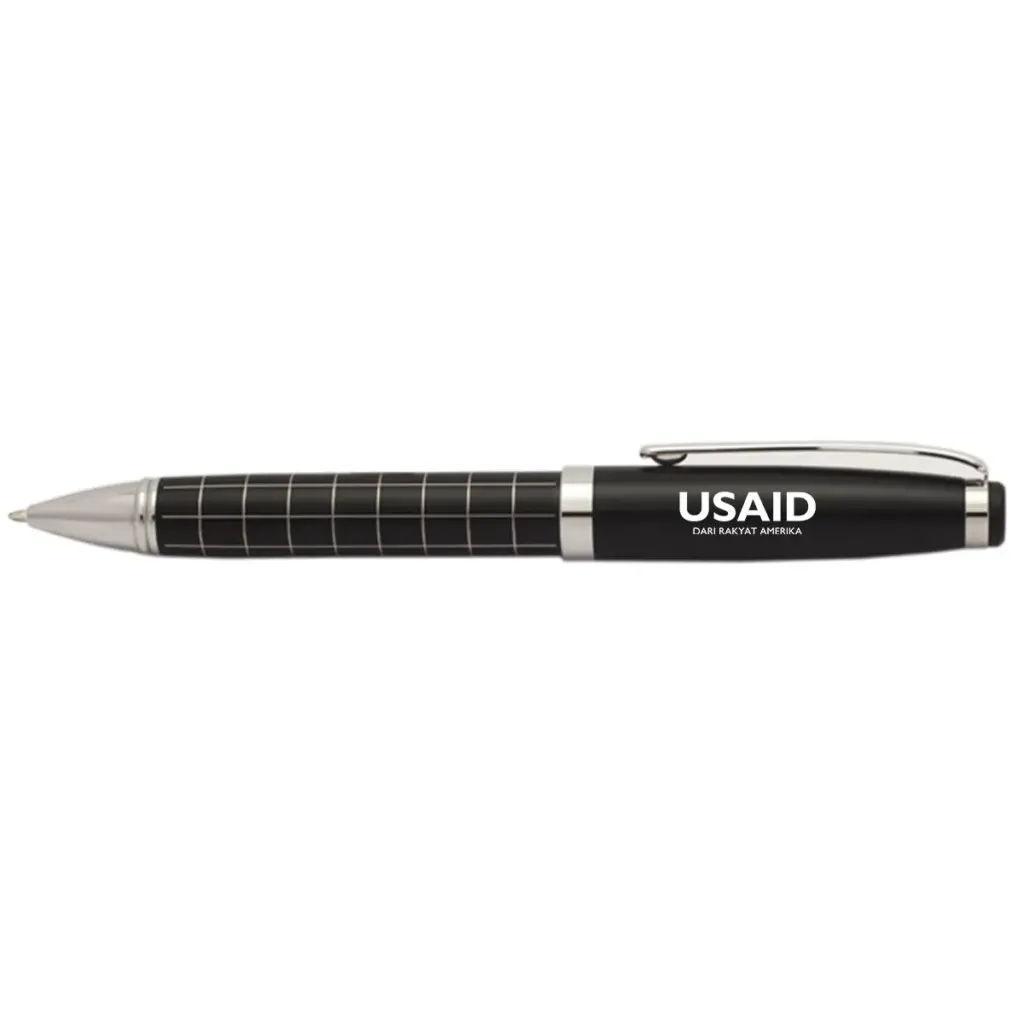 USAID Bahasa Indonesia - Onyx Grid Metal Pens