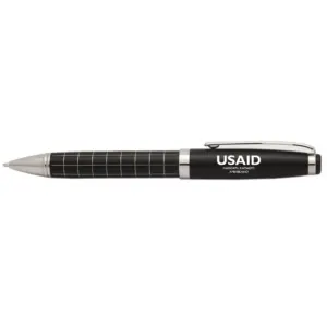 USAID Ilocano - Onyx Grid Metal Pens