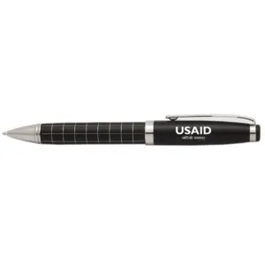 USAID Nepali - Onyx Grid Metal Pens