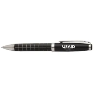 USAID Pijin - Onyx Grid Metal Pens
