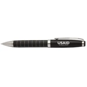 USAID Tajik - Onyx Grid Metal Pens