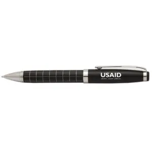 USAID Tamil - Onyx Grid Metal Pens