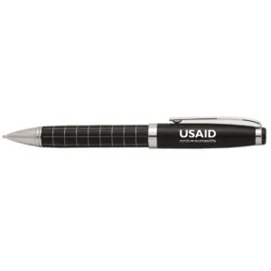 USAID Thai - Onyx Grid Metal Pens