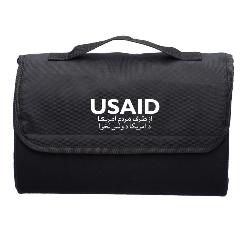 USAID Dari Pashto - Convington Stock Roll Up Picnic Blankets