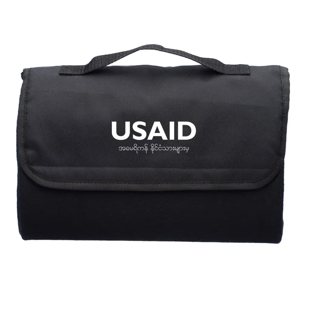 USAID Burmese - Convington Stock Roll Up Picnic Blankets