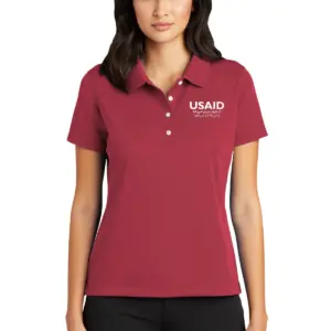 USAID Dari Pashto Nike Golf Ladies Tech Basic Dri-Fit Polo Shirt