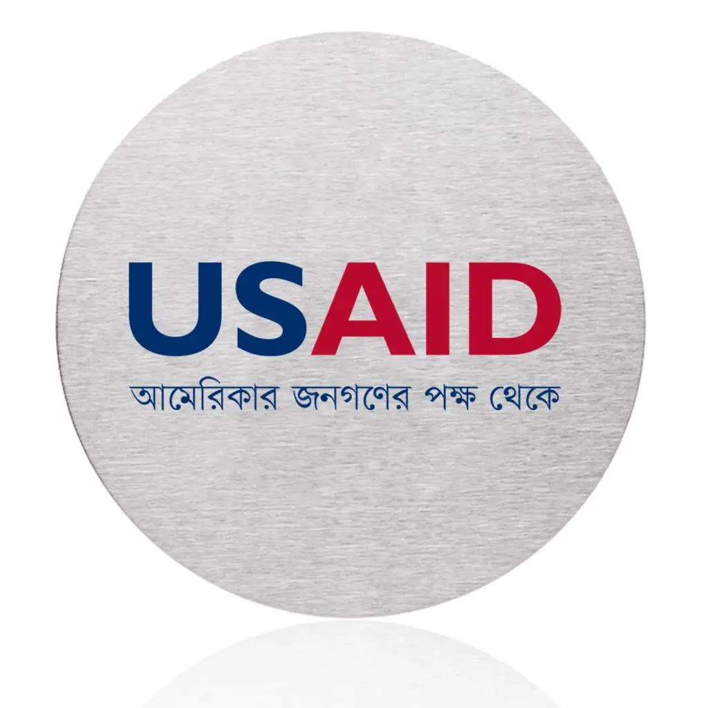 USAID Bangla - Osaka Stainless Steel Round Coasters
