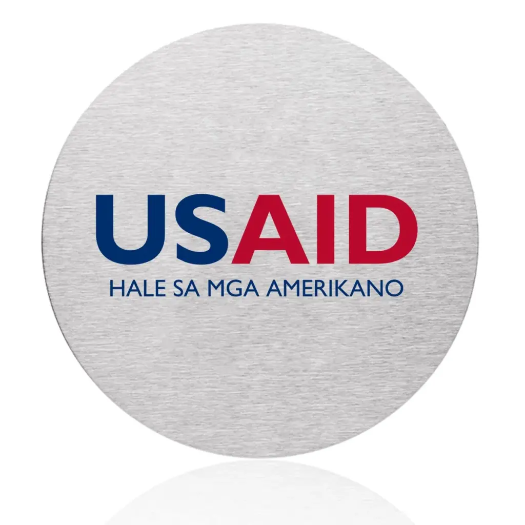USAID Bicolano - Osaka Stainless Steel Round Coasters