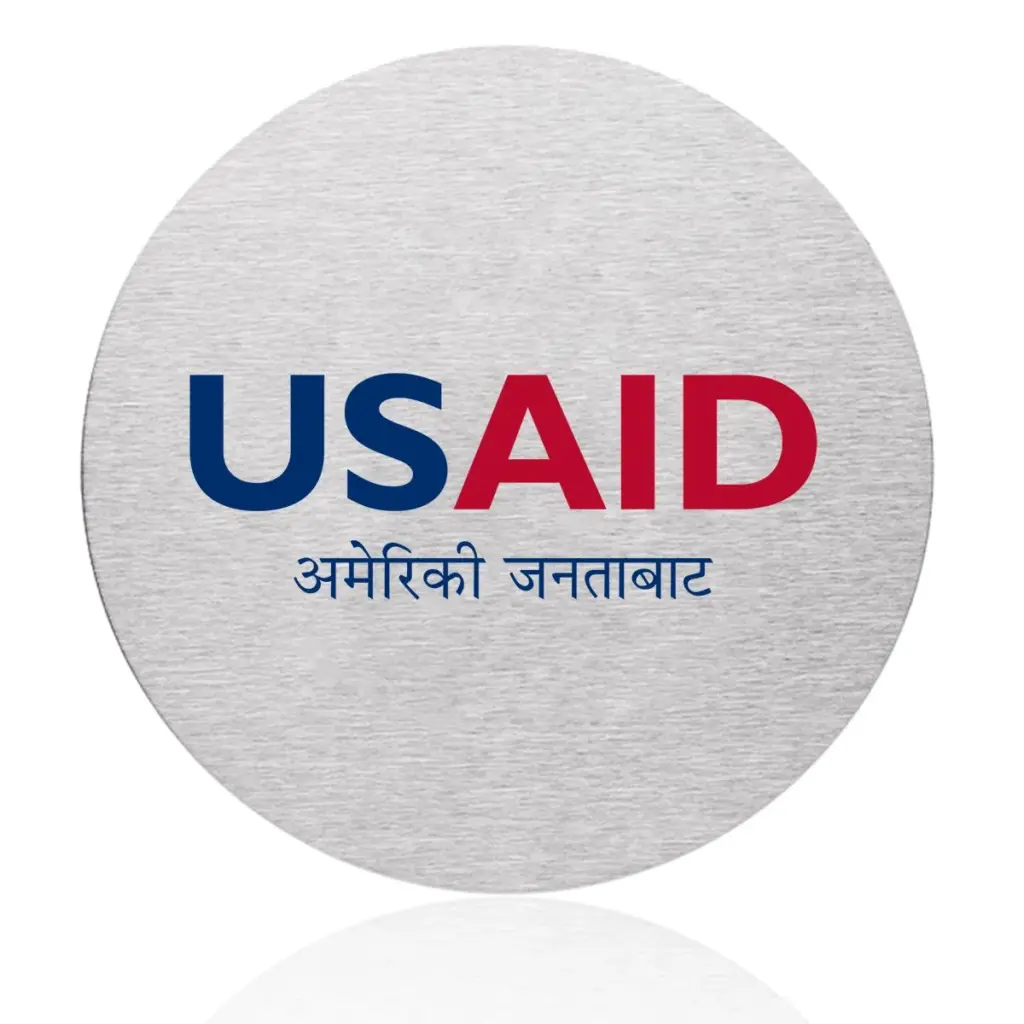 USAID Nepali - Osaka Stainless Steel Round Coasters