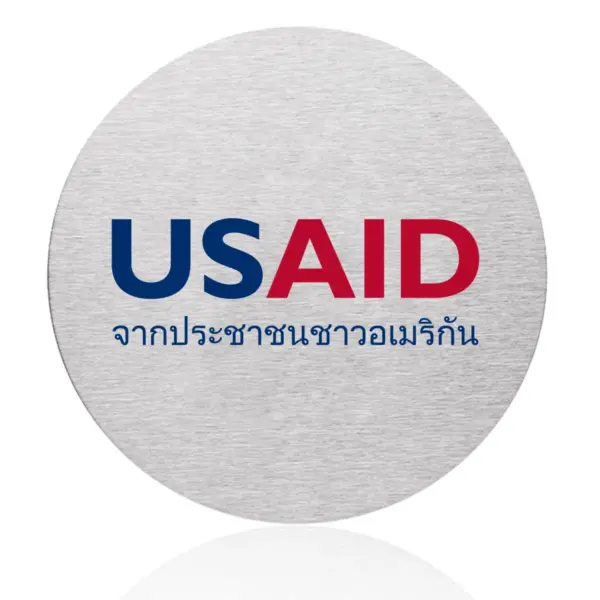 USAID Thai - Osaka Stainless Steel Round Coasters