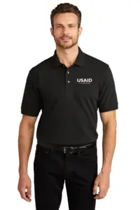 USAID Korean - Port Authority Heavyweight Cotton Pique Polo Shirt