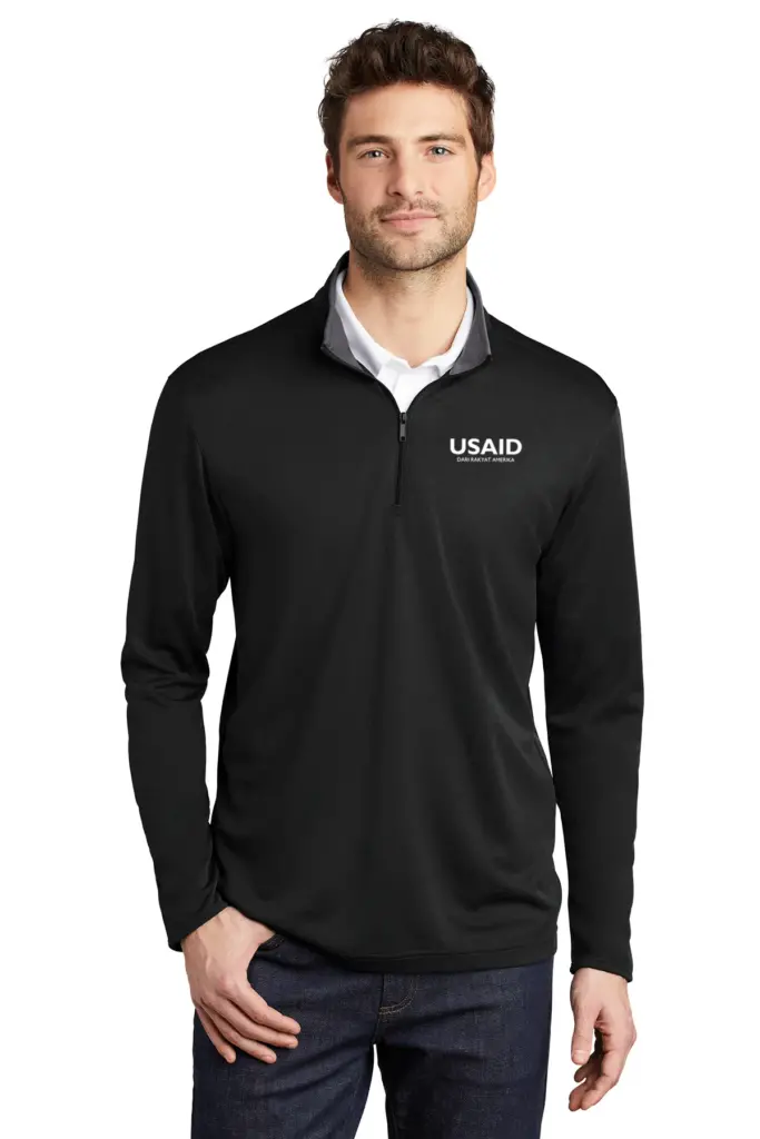 USAID Bahasa Indonesia - Port Authority Silk Touch Performance 1/4-Zip Shirt