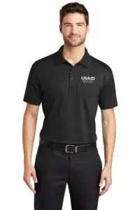 USAID Dari Pashto - Port Authority Men's Rapid Dry Mesh Polo Shirt