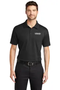 USAID Tok Pisin - Port Authority Men's Rapid Dry Mesh Polo Shirt