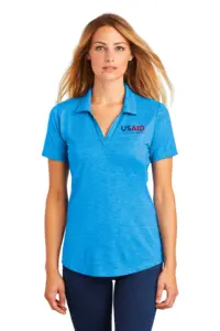 USAID Tamil Sport-Tek Ladies PosiCharge Tri-Blend Wicking Polo