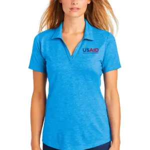 USAID Cebuano Sport-Tek Ladies PosiCharge Tri-Blend Wicking Polo