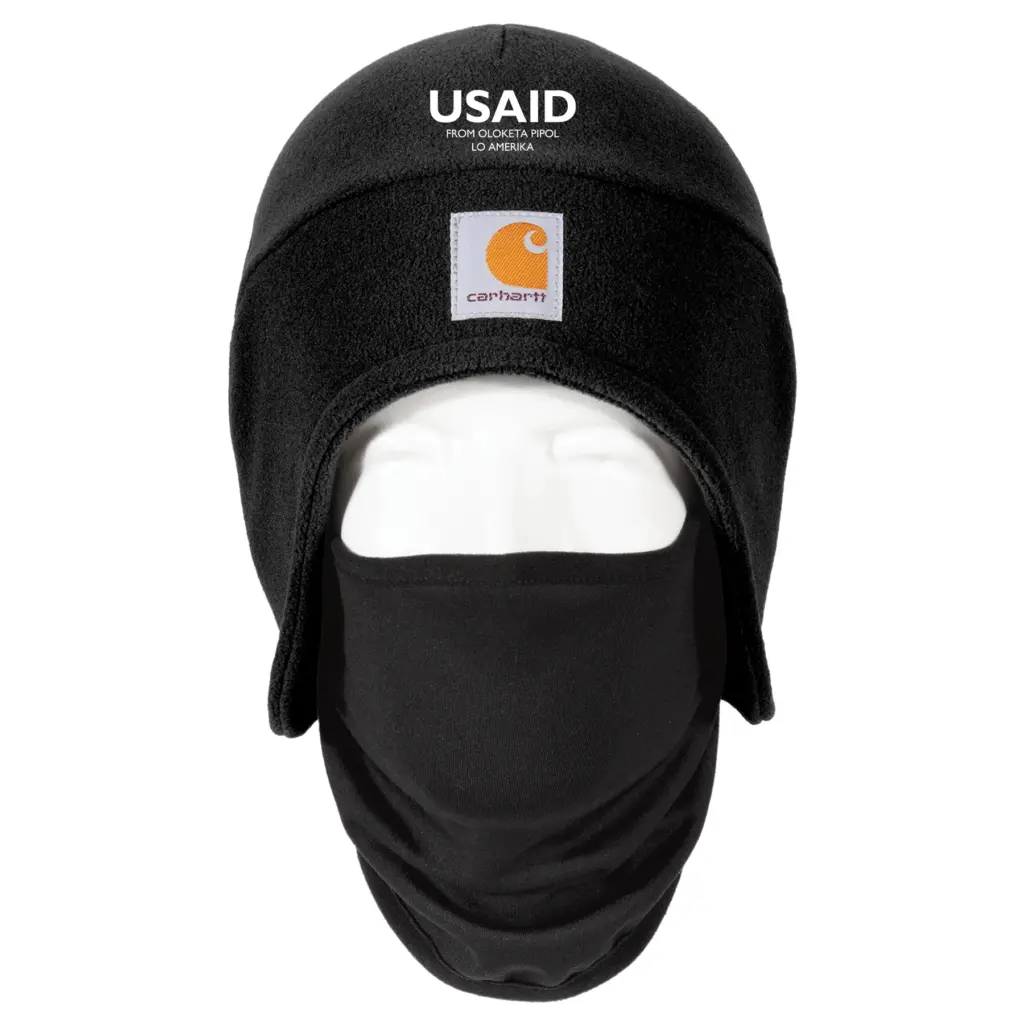 USAID Pijin - Embroidered Carhartt Fleece 2-in-1 Headwear
