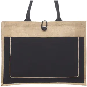USAID Bahasa Indonesia - Cotton Pocket Jute Tote Bags (17.75"x13.75")