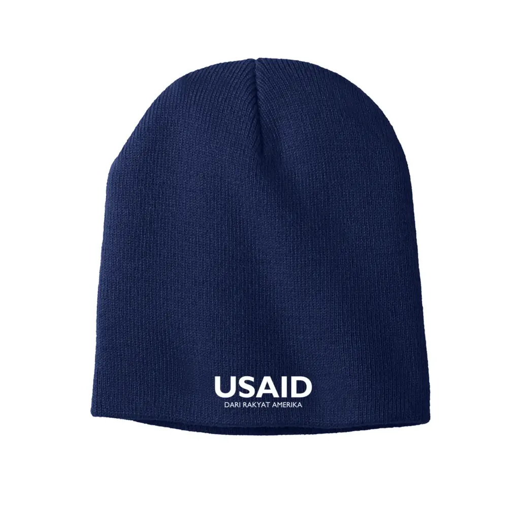 USAID Bahasa Indonesia - Embroidered Port & Company Knit Skull Cap