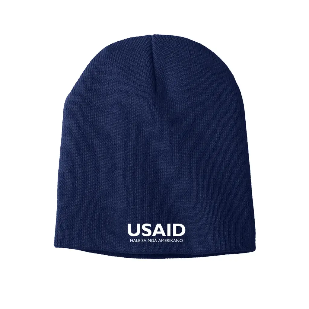 USAID Bicolano - Embroidered Port & Company Knit Skull Cap