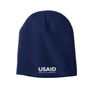 USAID Cebuano - Embroidered Port & Company Knit Skull Cap
