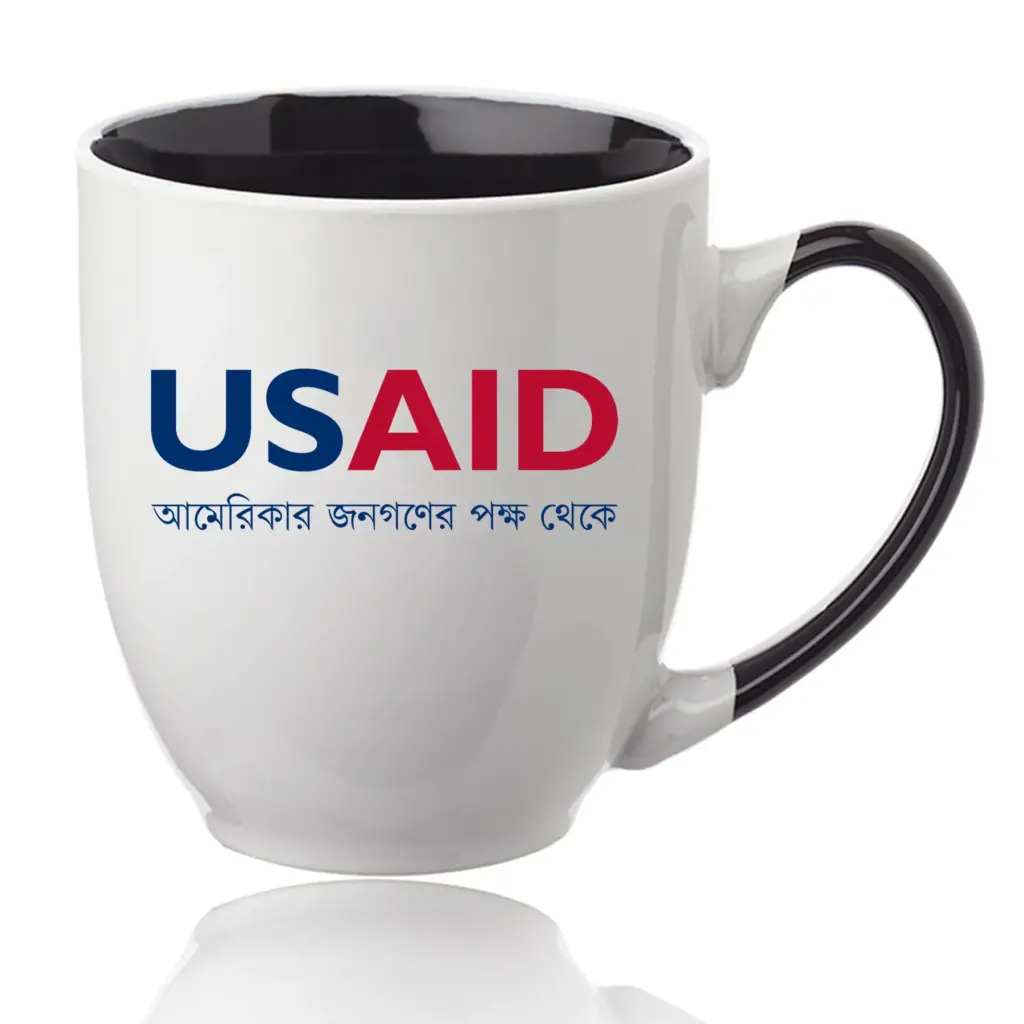 USAID Bangla - 16 Oz. Miami Two-Tone Bistro Mugs