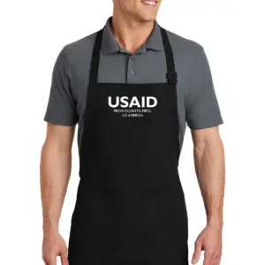 USAID Pijin - Embroidered Port Authority Full Length Apron w/Pouch Pocket