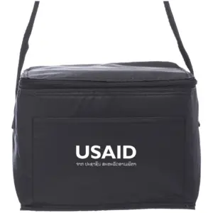USAID Lao - 6 Pack Cooler Lunch Bag