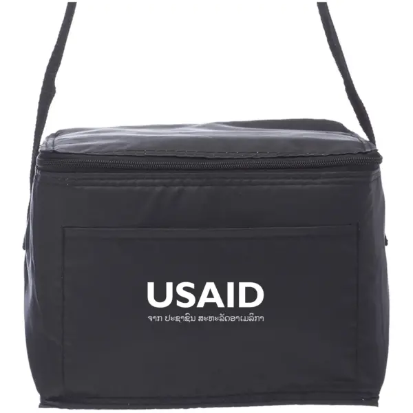 USAID Lao - 6 Pack Cooler Lunch Bag