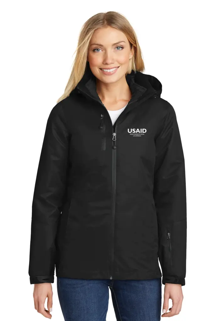 USAID Pijin Port Authority Ladies Vortex Waterproof 3-in-1 Jacket