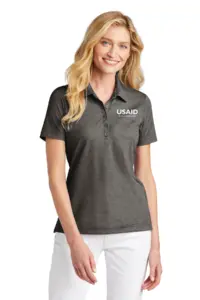 USAID Hun TravisMathew Ladies Oceanside Heather Polo