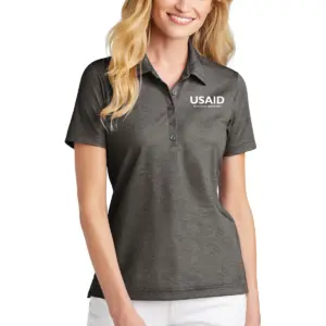 USAID Tetum TravisMathew Ladies Oceanside Heather Polo