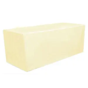 USAID Dari - 6' Fitted Dye Sub Tablecloth  White