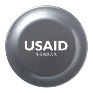 USAID Mandarin - 9.25 In. Solid Color Flying Discs