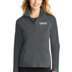 USAID Hindi Eddie Bauer Ladies Full-Zip Microfleece Jacket