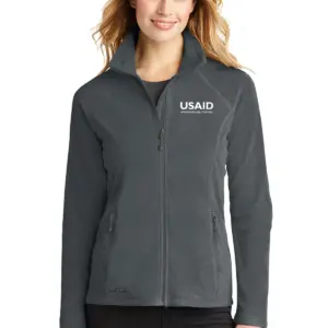 USAID Mongolian Eddie Bauer Ladies Full-Zip Microfleece Jacket