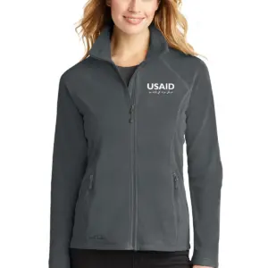USAID Urdu Eddie Bauer Ladies Full-Zip Microfleece Jacket