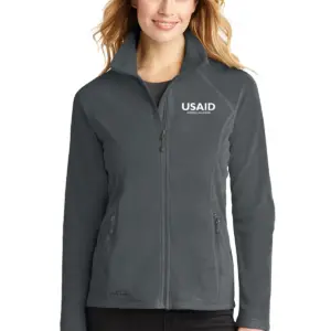 USAID Uzbek Eddie Bauer Ladies Full-Zip Microfleece Jacket