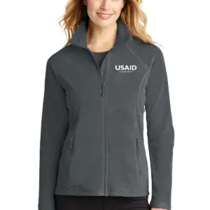 USAID Vietnamese Eddie Bauer Ladies Full-Zip Microfleece Jacket