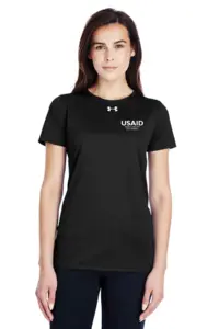 USAID Tonga Under Armour UA Ladies Locker Short Sleeve Shirt