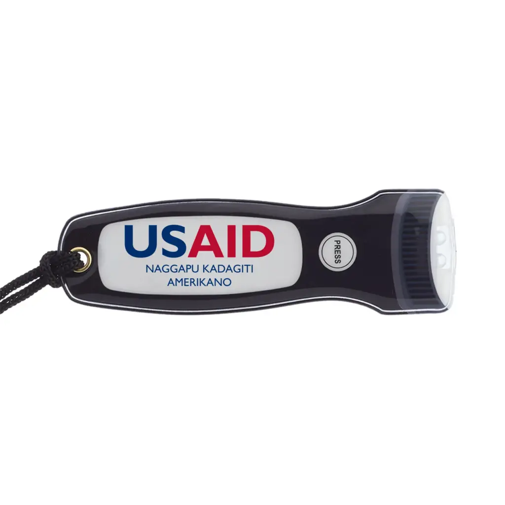USAID Ilocano - Blackout Flat Magnetic Flash Light
