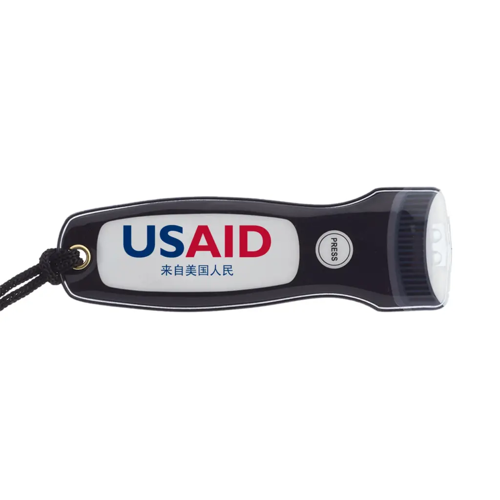 USAID Mandarin - Blackout Flat Magnetic Flash Light