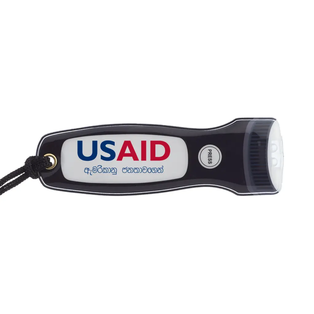 USAID Sinhala - Blackout Flat Magnetic Flash Light
