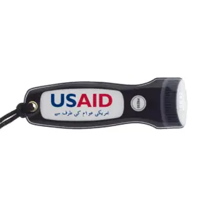 USAID Urdu - Blackout Flat Magnetic Flash Light