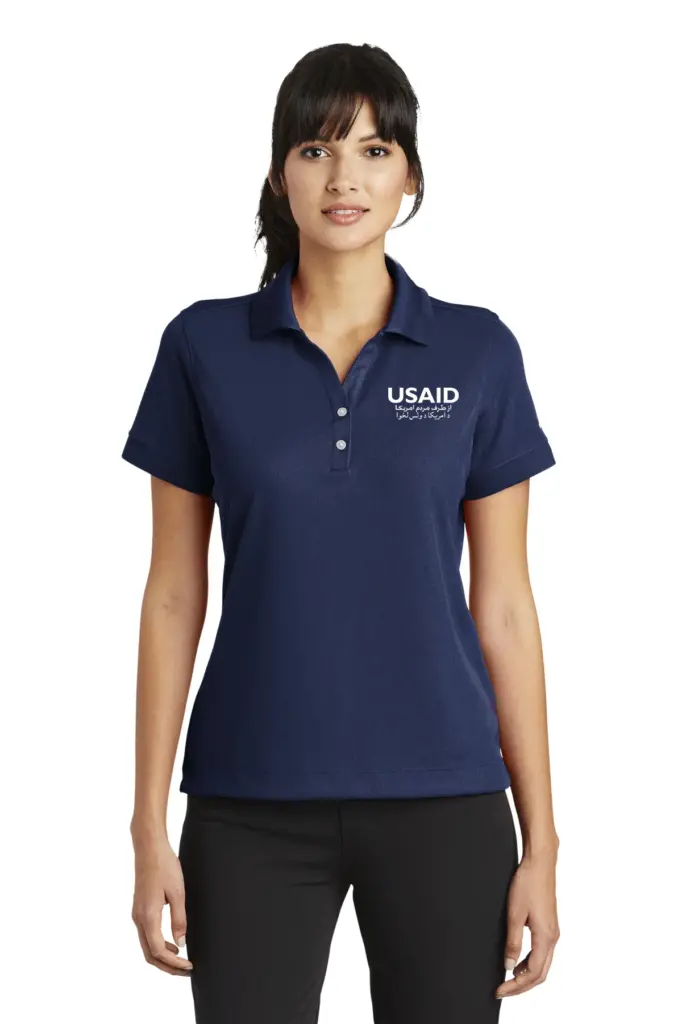 USAID Dari Pashto Nike Golf Ladies Dri-FIT Classic Polo Shirt