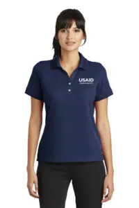 USAID Khmer Nike Golf Ladies Dri-FIT Classic Polo Shirt